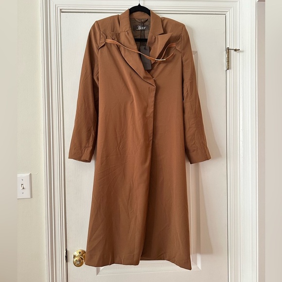 Luar Trench Coat Small Brown - Picture 1 of 10